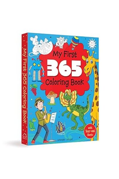 Generic Wonder House Books My First 365 Coloring Jumbo Coloring Book For Kids (With Tear Out Seats)