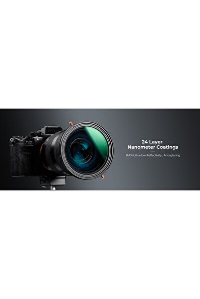 K&F CONCEPT Filter 2 in 1 ND2-ND32 and CPL 2 Lens Filter for Nano-Dazzle Series 37mm