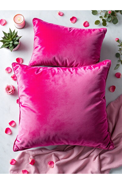 FARCY Square and Rectangular Inner Filled Decorative Pillow Cushion Set (2 Pieces)