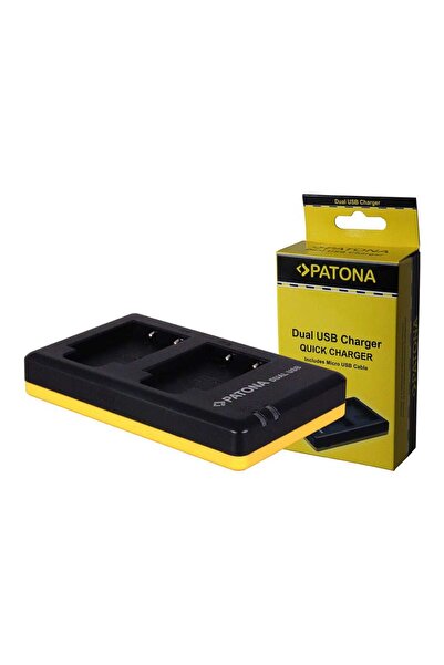 Patona Încărcător dublu pentru Nikon EN-EL19, ENEL19 incl. cablu Micro-USB