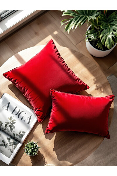 FARCY Square and Rectangular Inner Filled Decorative Pillow Cushion Set (2 Pieces)