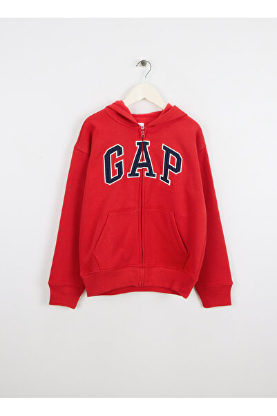 GAP سويت شيرت أحمر مطبوع للأولاد 645416001