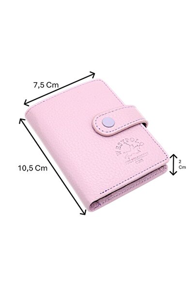 Westpolo Hakiki Deri Kağıt Para ve Şeffaf Bol Kart Bölmeli Patlı Unisex Cüzda...