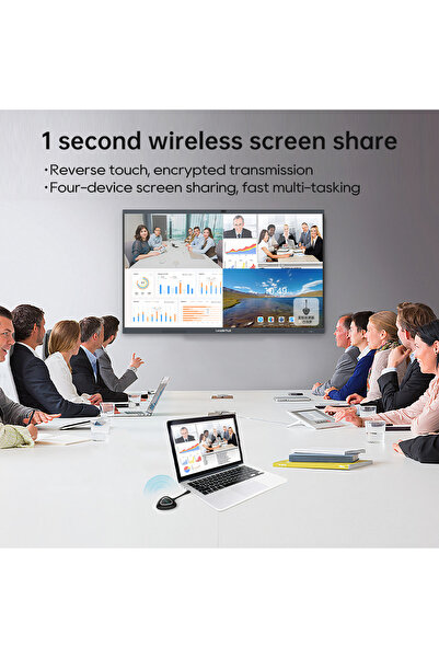 Leaderhub Toplantı eğitimi için Akıllı Tahta, 50 MP Kamera, 8 Mikrofon, 4K UHD Dijital Dokunmatik Ekran