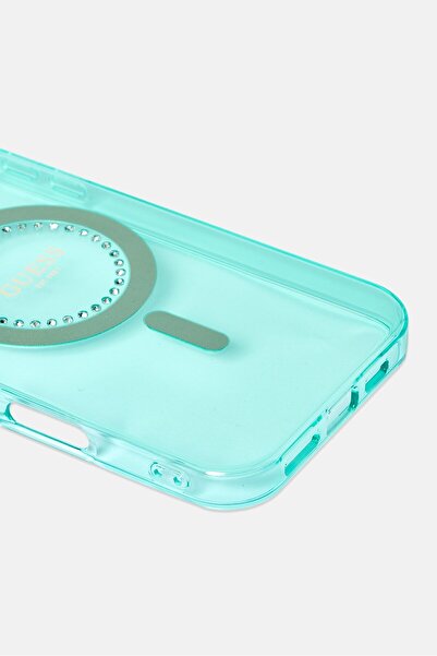 Guess iPhone 16 Pro Max Brand Logo Protective Case, Mint Green
