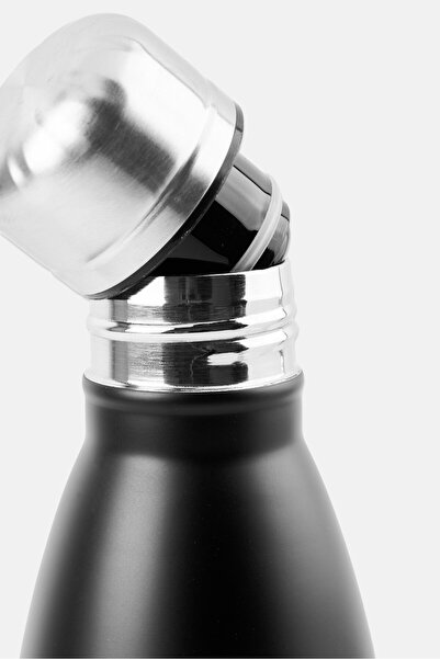 Asobu Stainless Steel Central Park Vaccum Insulated Water Bottle 510 ml, Black