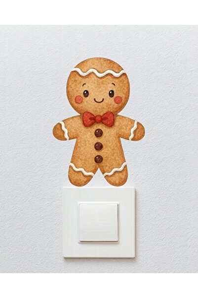 telaşe memuru ملصق فوق المقبس - ملصق حائط لغرفة الأطفال - ملصق فوق المقبس على...