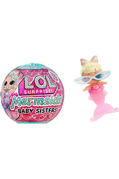 L.O.L. SURPRISE Age 3+! Mermaids Baby Sisters - With Colour-Changing Tails, Random Assortment, Inclu