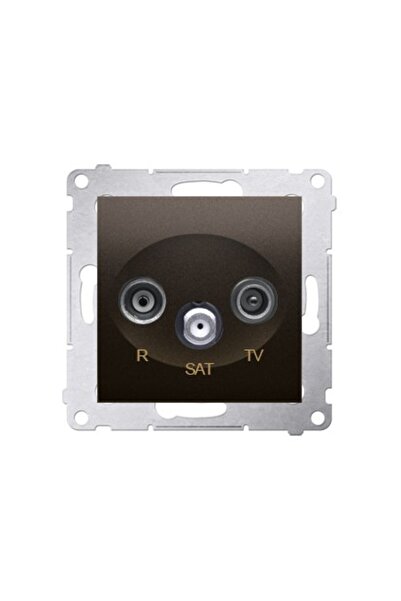 Other Mufă antenă RTV ACSAT, terminal, modul, maro mat