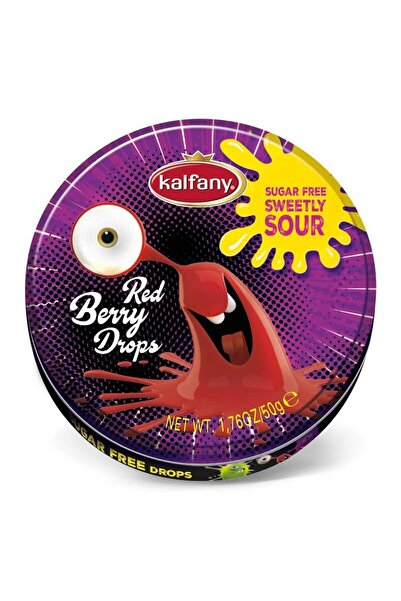 KALFANY كريزي دروبس بنكهة التوت الأحمر 50 جرام × 80