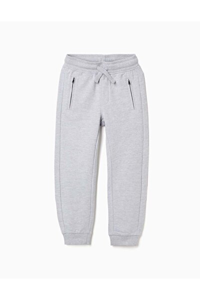 Ziddy Joggers with Sealed Pockets for Boys 'Slim', Grey