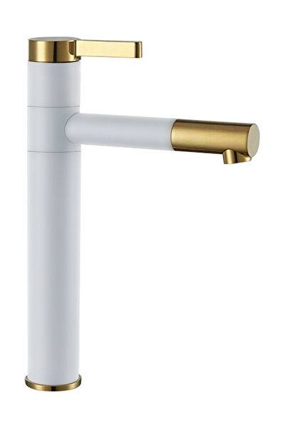 Other Baterie înaltă pentru lavoar Smart White Gold, culoare alb/auriu