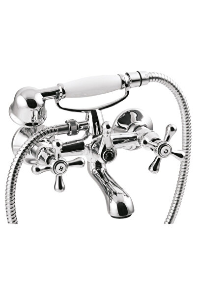 Other Baterie de cadă Roma cu montare pe perete, cu furtun și robinet