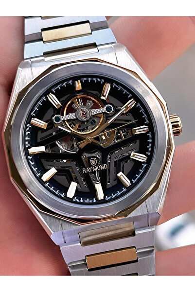 Raymond Steel Cord Automatic Mechanism 2 Years Warranty 5 Atm Men's Wristwatch+Bracelet Rmd.12