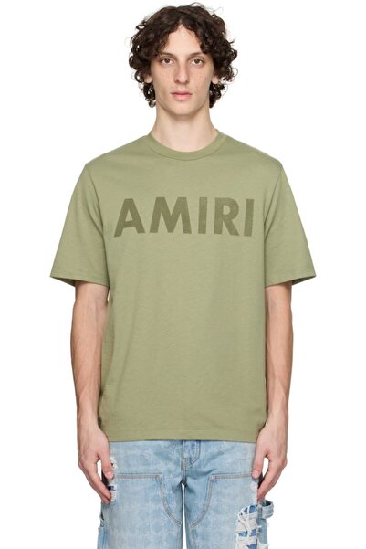 Amiri Logo Print Regular Fit T-Shirt