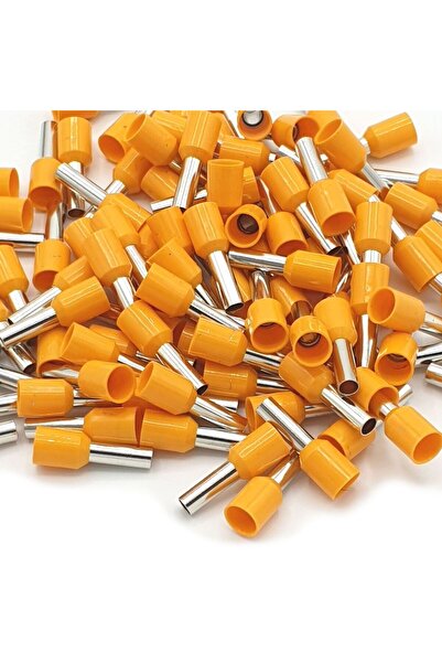 Other 100 bucăți de papuci de cablu portocalii izolați de 4 mm²