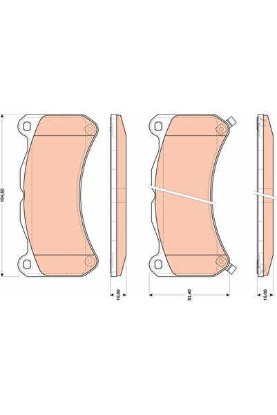 TRW Set Placute Frana Frana Disc Lexus Is 2