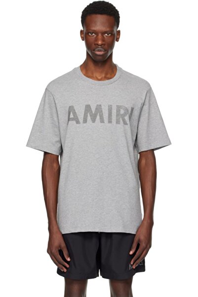 Amiri Logo Print Regular Fit T-Shirt