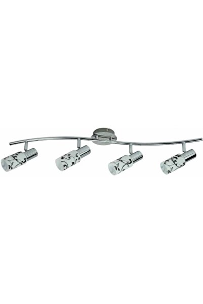 Rabalux Plafoniera Blossom, 4 xE 14, alb-crom-opal