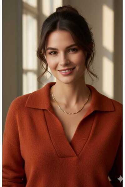 T-HAZEL Xupıng ezme çelik kolye gold aly