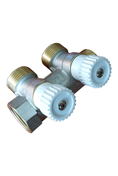 Other Distribuitor modular de apă din alamă de 3/4", cu 2 secțiuni