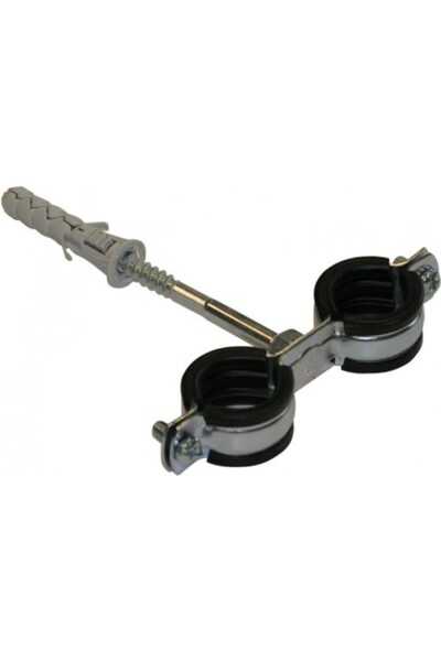 Other Clemă dublă pentru țevi cu amortizare a zgomotului, gamă 25-30 mm