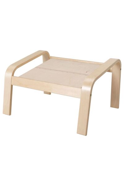 hobiurun Ayak uzatma taburesi iskeleti, huş kaplama