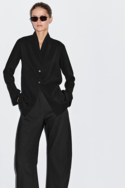 Massimo Dutti V yaka blazer