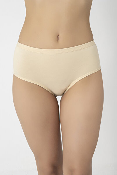 Miss Elit Cotton Skin Color Plain Bato Slip Panties 6 Pack