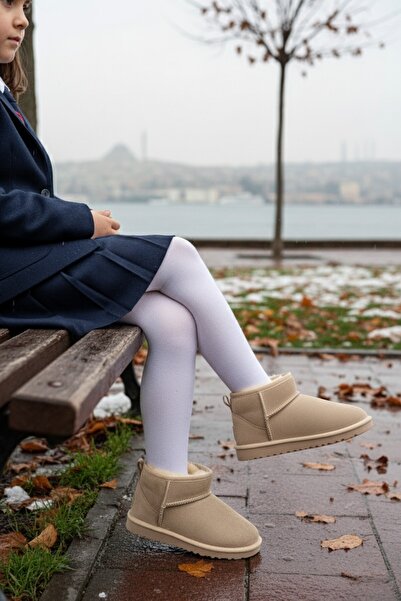 MUGGO FROZİE Παιδικά μίνι μποτάκια με χοντρή σόλα με φτερά για καθημερινή χρήση