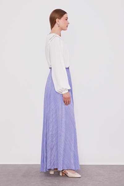 Levidor Lilac Pleated Skirt