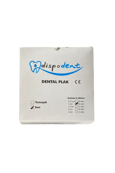 Ditok Dental Dental Plak Sert 1mm 30 Adet