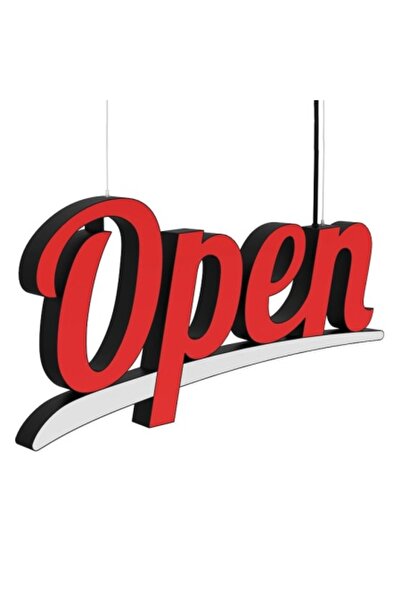 abcMIX Cutie luminoasă suspendată cu LED, DESCHISĂ, 508 mm, Roșu/Albastru, ab...