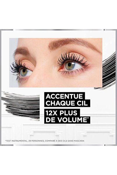 L'Oreal Paris Mascara, Salon Lash Volume, Infused with Panthenol, Long-lasting, No Clumping or Smudg