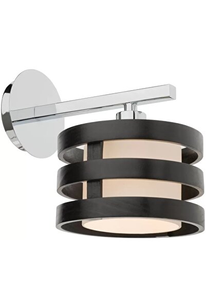 SMARTER Aplica Kim, 1 xE 14, alb-crom-wenge