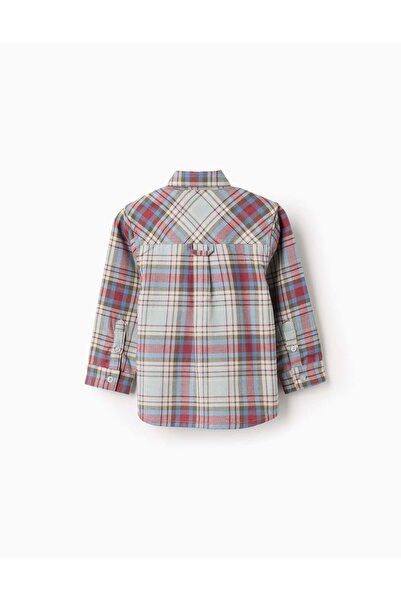 Ziddy Comfortable plaid shirt for baby, green