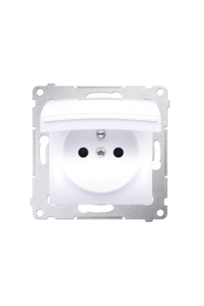 Other Priză pentru versiunea IP44, capac de contact cu etanșare cadru, alb Si...