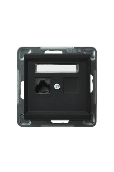 Other Priză metalică OSPEL SONATA Cat5e - neagră