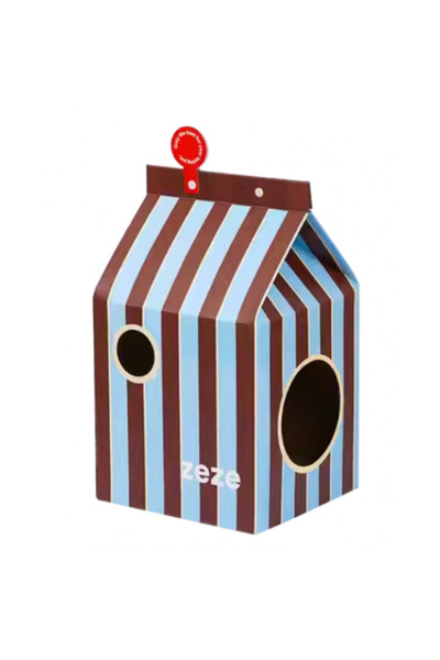 Golden cat Milk Box Shape Cat Scratch Board Carton Cat House