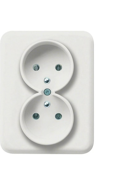 Other Priză dublă LUMINA 230V 16A Albă