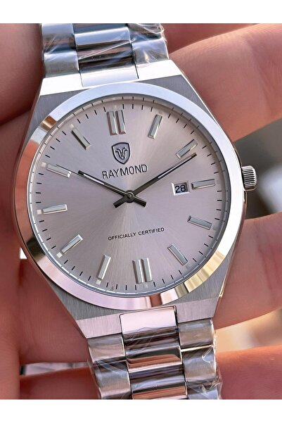 Raymond Special Steel Cord for Engagement and Grooms 2 Years Warranty 5 Atm Men's Wristwatch+Bracelet Rmd.25