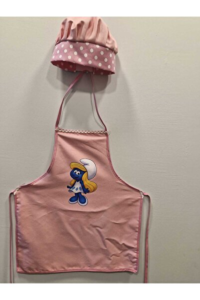 HM POLİSAJ çocuk aşçı önlük çapka takımı