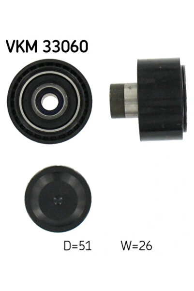 SKF Направляваща ролка на задвижващ ремък Citroen Berlingo / Berlingo First Van