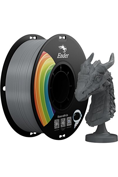 CREALITY 3D 12'li Paket Creality Ender PLA+ Filament Gri 1.75mm 1kg