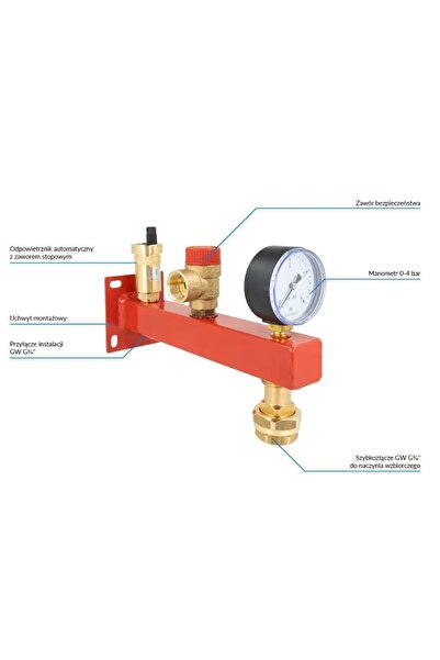 Other Grupul de siguranță BSS pentru instalarea încălzirii centrale