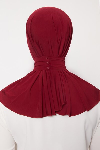 Levidor Burgundy Practical Sports Snapback Hat