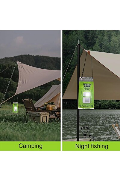 Fipka Diameleo Salt Water Lamp - Salt Water Lamp Outdoor Emergency Light, LED Foldable Salt Water Lamp, No