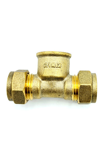 Other Brass Compression Tee 15mm x 1/2" Female GW