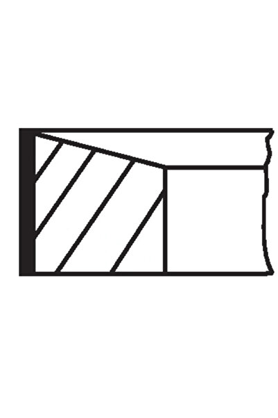 MAHLE Piston ring set MITSUBISHI L 300 / DELICA II platform / chassis (L03_P) 1986-2007