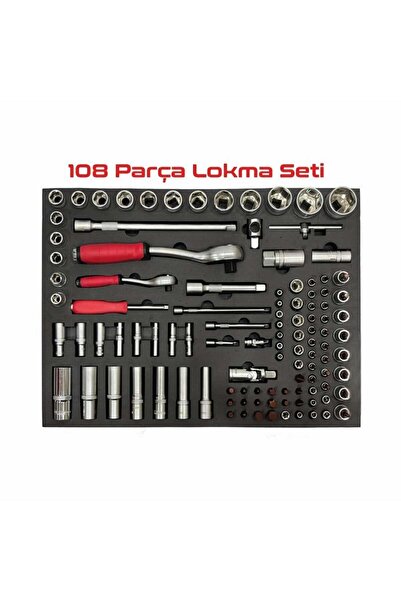 prohummer Profesyonel Takım Arabası – 210 Parça Set İçin Özel Dolu Kasa